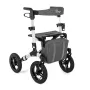 Terreinvaardige vierwiel rollator TIMAGO RANGER, aluminium, in hoogte verstelbaar 89,5–102,5 cm, belastbaarheid 136 kg, opvouwbaar