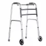Loophulp VITEA CARE VCBP0031 aluminium, verstelbare hoogte 82–100 cm, breedte 600 mm, max. belasting 110 kg, 12 cm wielen