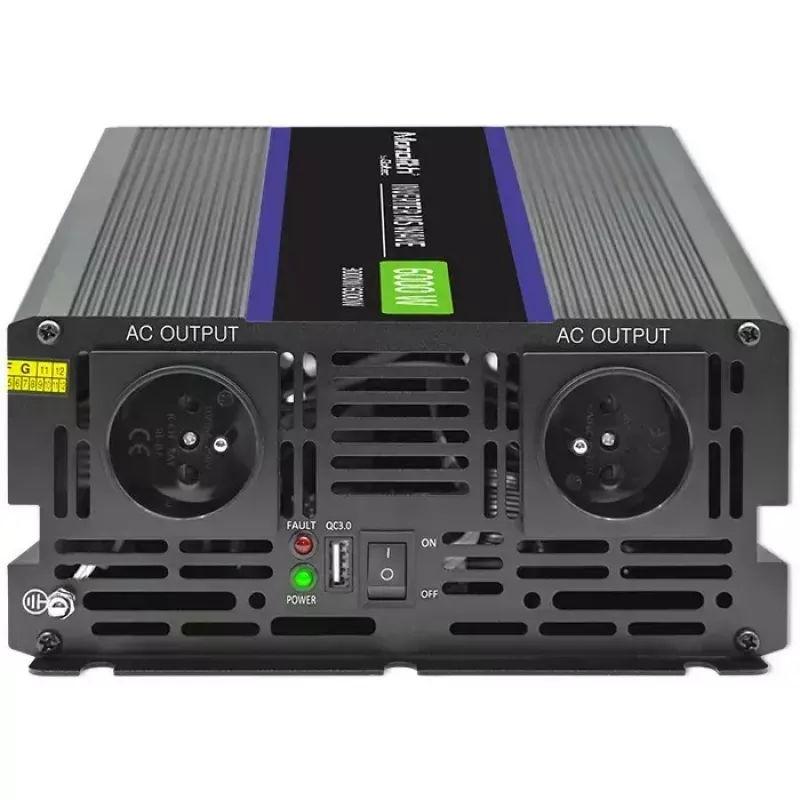Omvormer QOLTEC Monolith 6000 MS 12V naar 230V 6000W