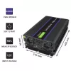 Omvormer QOLTEC Monolith 6000 MS 12V naar 230V 6000W