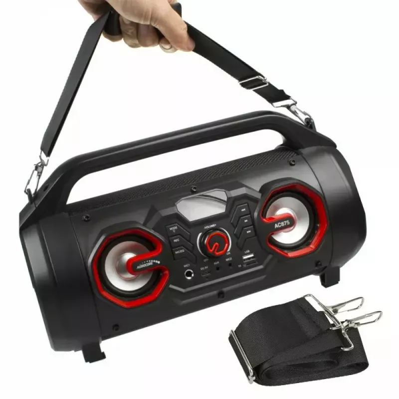Draagbare luidspreker Bazooka Audiocore AC875, zwart