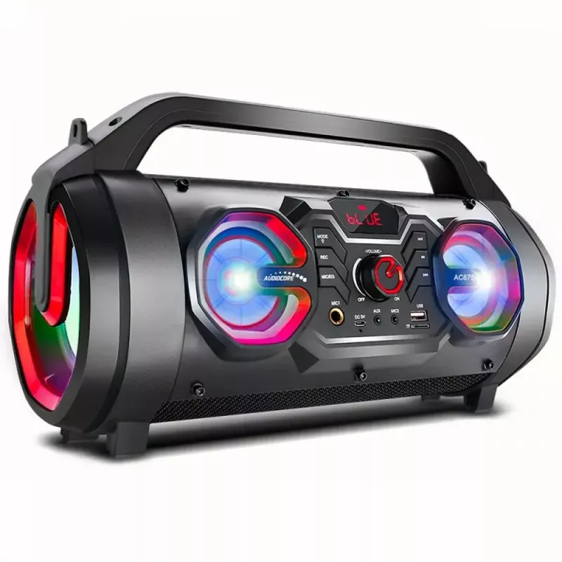Draagbare luidspreker Bazooka Audiocore AC875, zwart