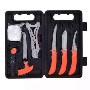 Vast jachtmessenset Outdoor Edge Jaeger Pak 02OE069 met mes en gereedschap voor het verwerken van wild