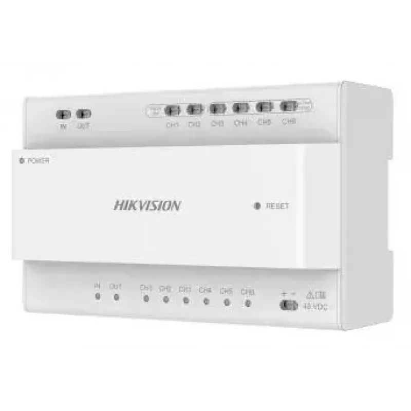 Hikvision DS-KAD7060EY 2-draads videoverdeler, 143x66x92 mm, wit
