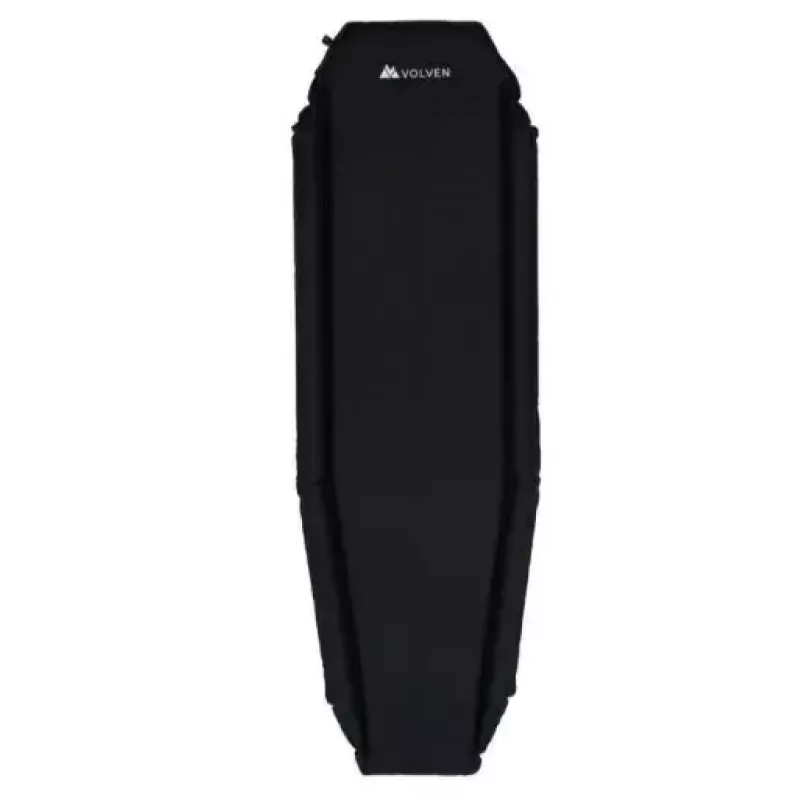 Slaapmat Volven zelfopblazend Ultralight Plus zwart – lichtgewicht, compacte campingmat