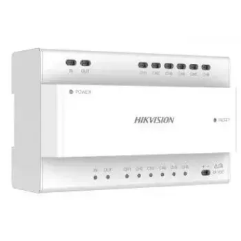 Videoverdeler Hikvision DS-KAD7060EY-S breedte 143,7 mm diepte 65,9 mm hoogte 92,4 mm