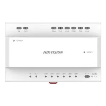 Videoverdeler Hikvision DS-KAD7060EY-S breedte 143,7 mm diepte 65,9 mm hoogte 92,4 mm