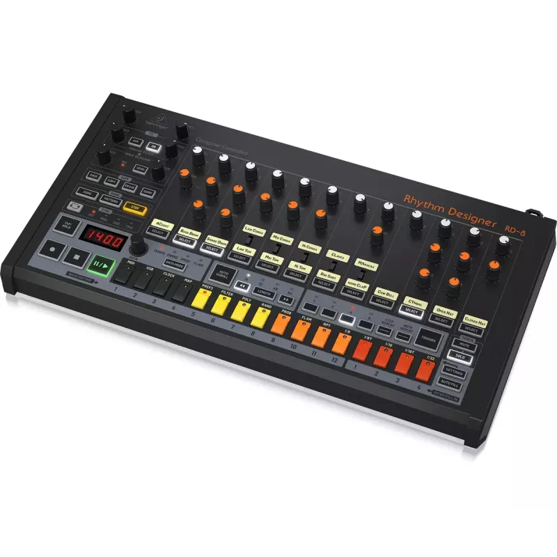 Ritme- & drummachine Behringer RD-8 MKII kalibratiebereik 10 – 15000 Hz