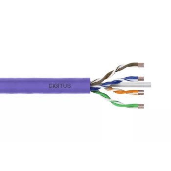 DIGITUS installatiekabel - CAT6 - U/UTP - 500 m - paars Dca