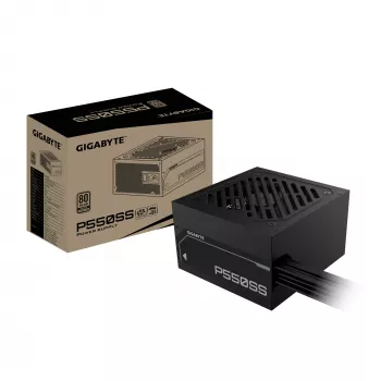 GIGABYTE P550SS voeding – PCIe 5.0, 80 PLUS Silver, 120mm GP-P650SS EU