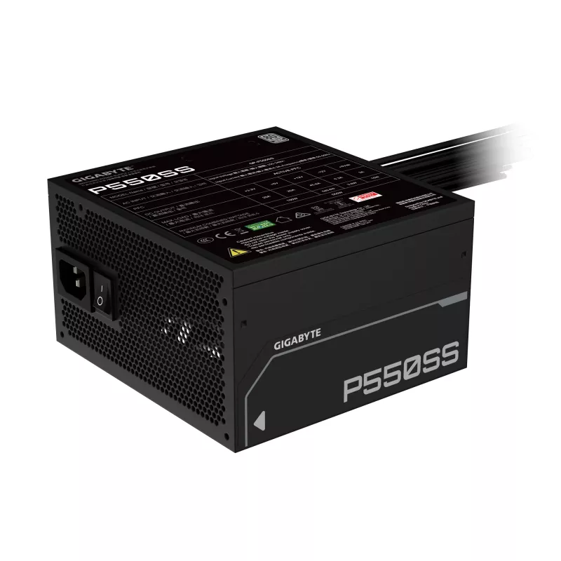 GIGABYTE P550SS voeding – PCIe 5.0, 80 PLUS Silver, 120mm GP-P650SS EU