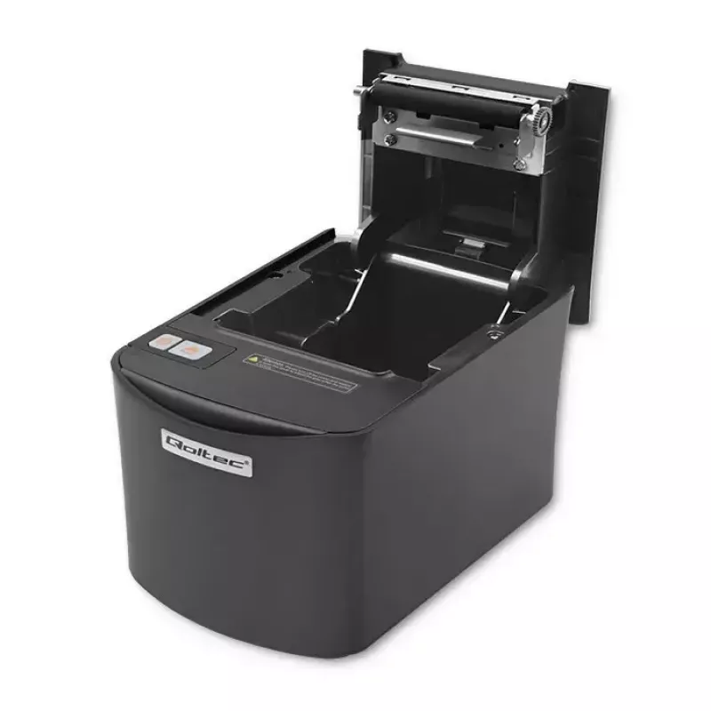 Thermo-bondrukker QOLTEC 50256 met USB-interface – compacte POS-printer