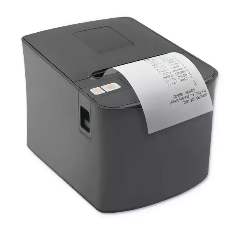 Thermo-bondrukker QOLTEC 50256 met USB-interface – compacte POS-printer
