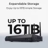 Reolink NVS12W 12-kanaals Wi-Fi 6 NVR 16MP ondersteuning 2TB HDD