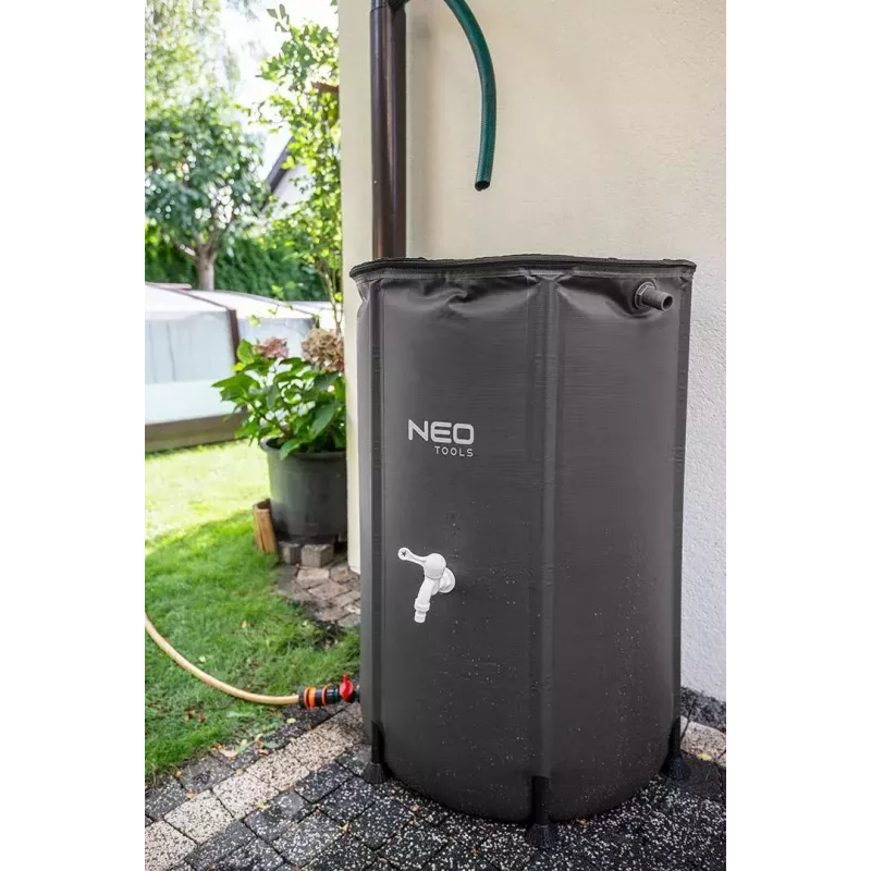 NEO Tools 15-951 opvouwbare regenwatercontainer, 250 l, PVC
