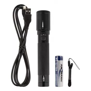 LED-lantaarn Ansmann T400FR zwart IPX4 5W 400lm