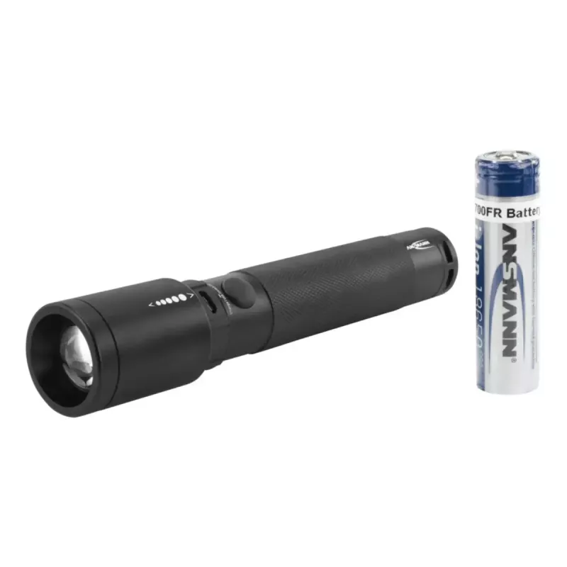 Ansmann Future T400FR zaklamp, 400 lm, IPX4, zwart
