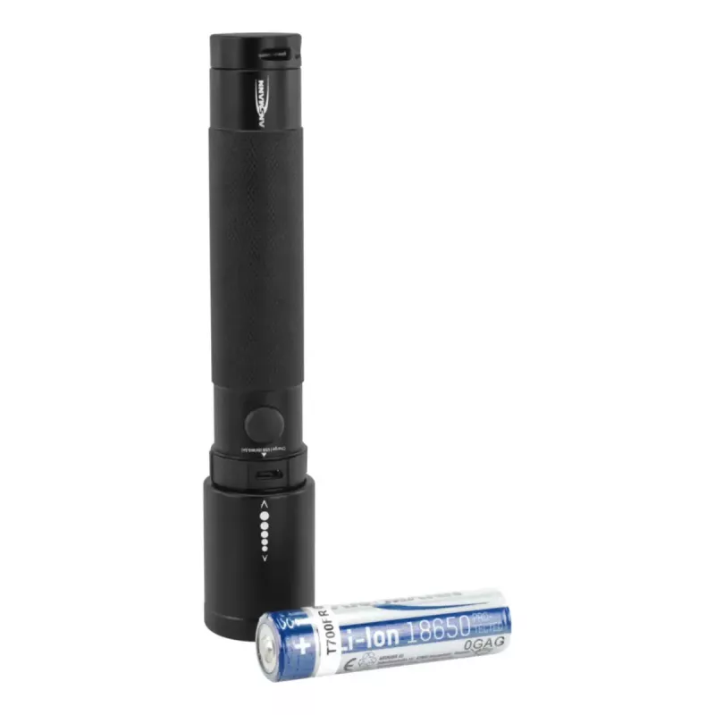 Ansmann Future T400FR zaklamp, 400 lm, IPX4, zwart