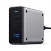 Mobiele oplader Satechi ST-TC100GM-EU, 100 W, 2× USB-C, AC-ingang 100–240 V, grijs