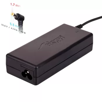 Akyga AK-ND-12 notebookvoeding voor Acer, 90 W, 19 V / 4,74 A, 5,5 x 1,7 mm