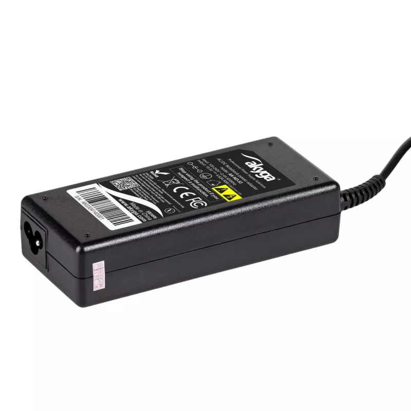 Akyga AK-ND-53 notebookvoeding 19,5 V / 4,62 A, 90 W, 4,5 x 3,0 mm stekker met pin, voor Dell