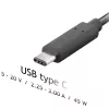 Akyga AK-ND-60 USB-C-notebookvoeding 45 W, Power Delivery, 5–20 V, 1,2 m