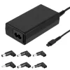 Akyga AK-NU-12 universele notebookvoeding 65 W, 18,5–20 V, 6 verwisselbare stekkers, zwart