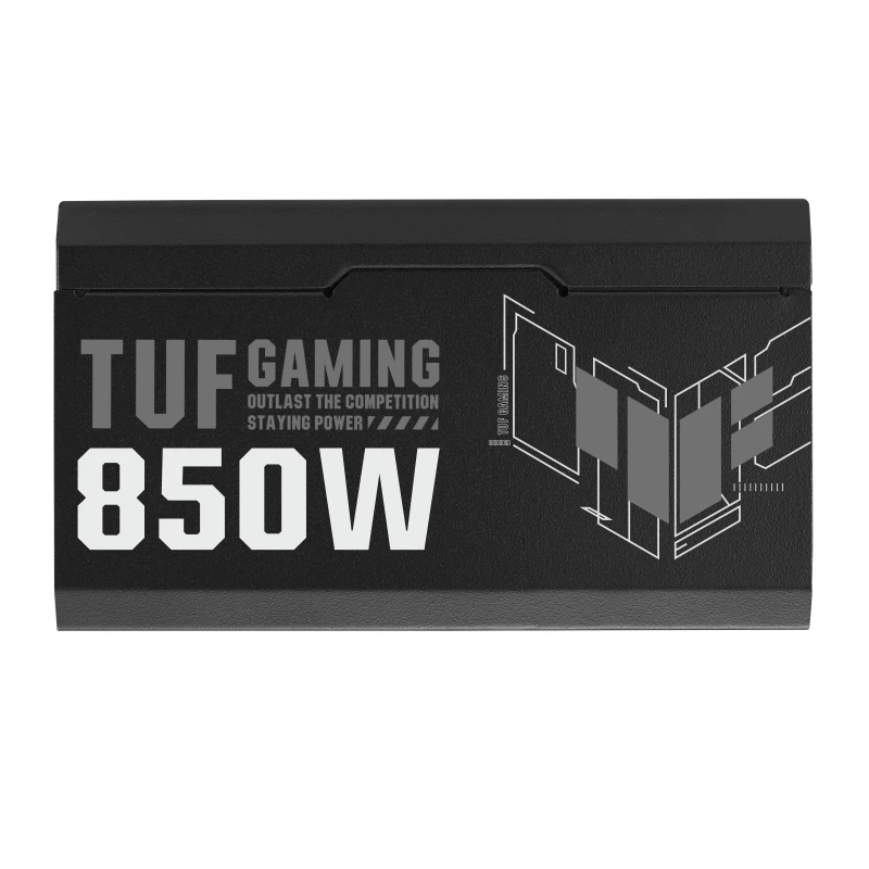 ASUS TUF Gaming 850W Gold voeding 24-pins ATX ATX zwart