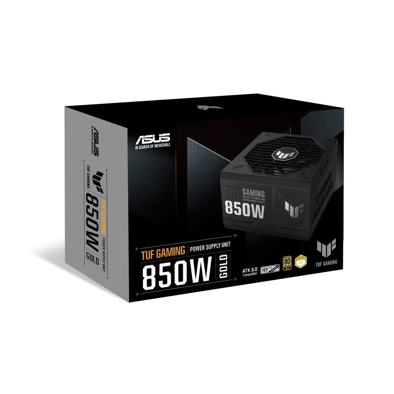 ASUS TUF Gaming 850W Gold voeding 24-pins ATX ATX zwart