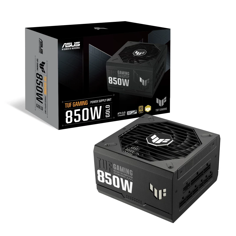 ASUS TUF Gaming 850W Gold voeding 24-pins ATX ATX zwart