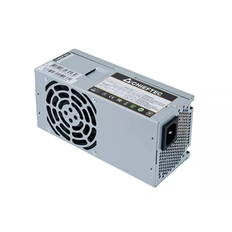 Chieftec GPF-350P TFX 350W voeding, 20+4-pin-ATX, 80mm-ventilator, 85% efficiëntie, actieve PFC
