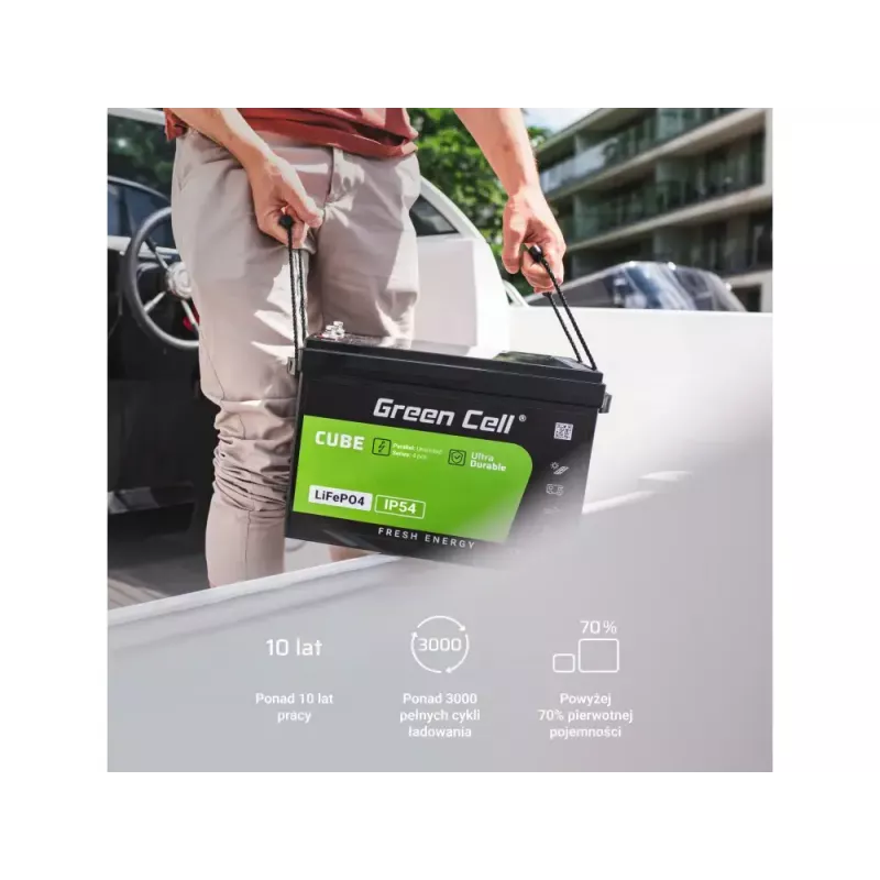 UPS-accu Green Cell LFPGC12V100AH lithium-ijzerfosfaat 12,8V 100Ah