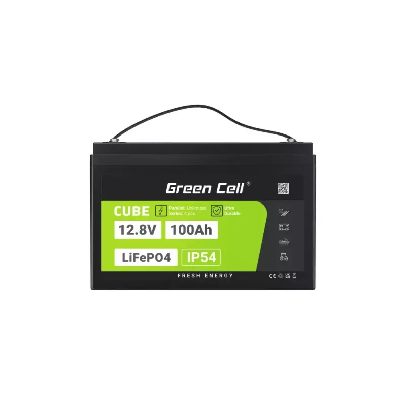 UPS-accu Green Cell LFPGC12V100AH lithium-ijzerfosfaat 12,8V 100Ah