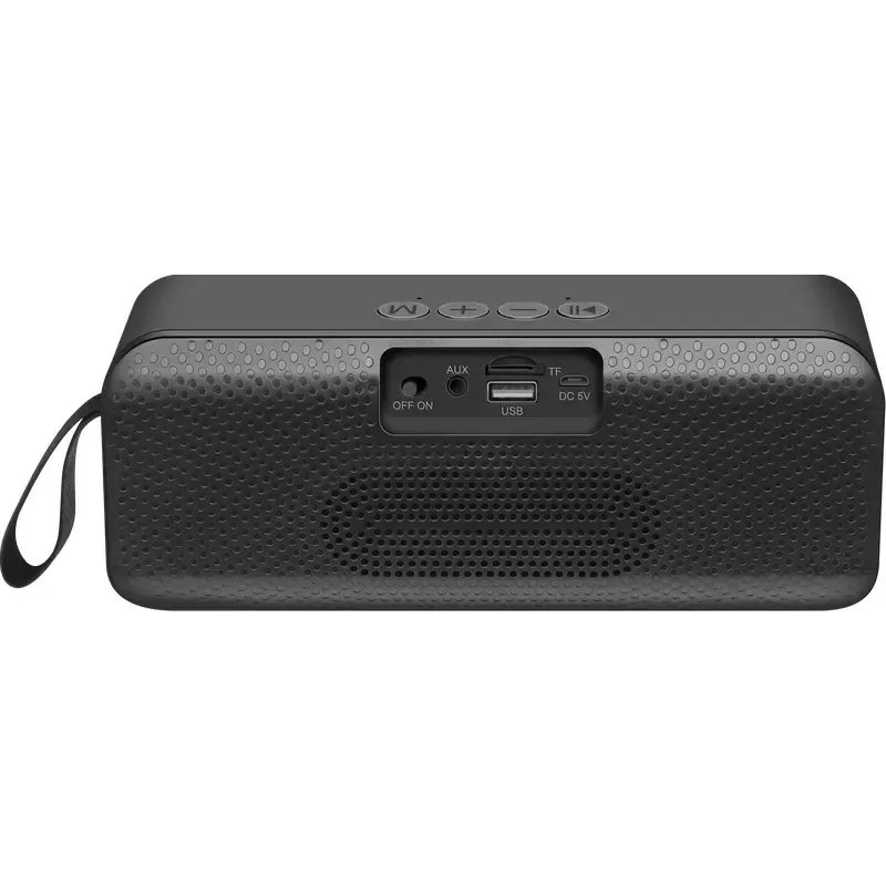 Draagbare Bluetooth-mono-luidspreker DEFENDER Q1 zwart, 10 W RMS, 1200 mAh, Bluetooth 5.0, MicroSD, FM, AUX, USB