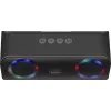 Draagbare Bluetooth-mono-luidspreker DEFENDER Q1 zwart, 10 W RMS, 1200 mAh, Bluetooth 5.0, MicroSD, FM, AUX, USB