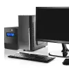 Qoltec Monolith 53979 UPS, line-interactive, 850 VA / 480 W, 2 Schuko-stopcontacten, LCD, USB, RJ45