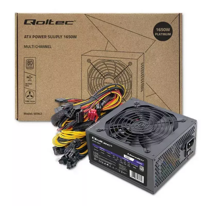 Voeding Qoltec 50342 1650W