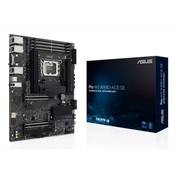 Moederbord ASUS PRO WS W880-ACE SE, Intel W880, LGA 1851, ATX, DDR5, 4 DIMM, max 256 GB, 2.5 Gb LAN