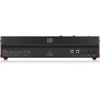 Synthesizer Behringer Model D zwart behuizingskleur zwart stroombron DC AC