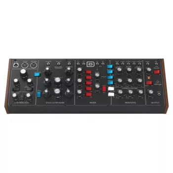 Synthesizer Behringer Model D zwart behuizingskleur zwart stroombron DC AC