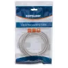Intellinet 319768 Cat5e U/UTP patchkabel, 3 m, RJ45-RJ45, CCA, PVC, vergulde contacten, snagless, grijs