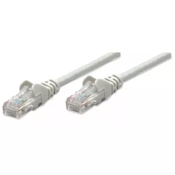 Patchkabel INTELLINET Cat5e U/UTP 3 m, grijs, CCA, RJ-45–RJ-45, 350 MHz