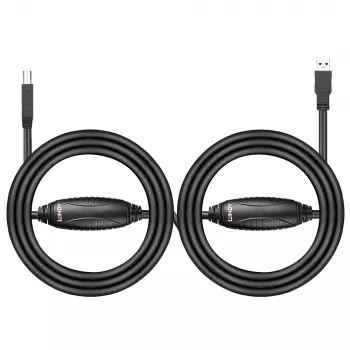 USB-kabel Lindy 10m actieve USB 3.0-kabel