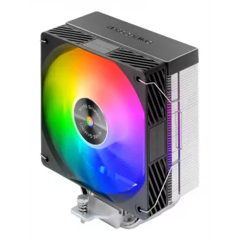 Luchtkoeler TACENS Mars Gaming MCPU-X4ARGB — 120 mm ARGB-ventilator, 4 heatpipes, TDP 220 W, PWM, LGA1200-ondersteuning
