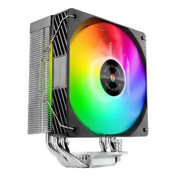 Luchtkoeler TACENS Mars Gaming MCPU-X4ARGB — 120 mm ARGB-ventilator, 4 heatpipes, TDP 220 W, PWM, LGA1200-ondersteuning