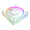 ASUS Prime MR120 ARGB wit 120 mm glijlager behuizingsventilator