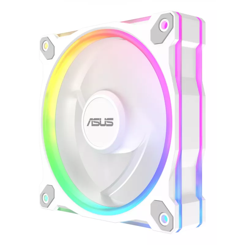 ASUS Prime MR120 ARGB wit 120 mm glijlager behuizingsventilator