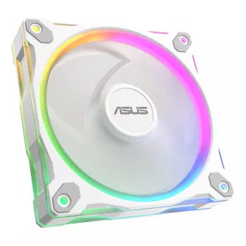 120-mm-pc-ventilator ASUS Prime MR120 ARGB Reverse White – 1600 U/min, 58 CFM, PWM, glijlager