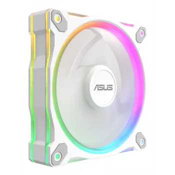 120-mm-pc-ventilator ASUS Prime MR120 ARGB Reverse White – 1600 U/min, 58 CFM, PWM, glijlager