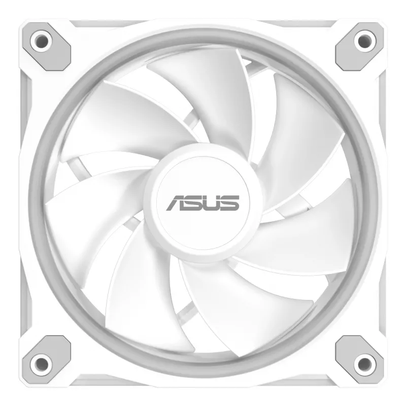 120-mm-pc-ventilator ASUS Prime MR120 ARGB Reverse White – 1600 U/min, 58 CFM, PWM, glijlager